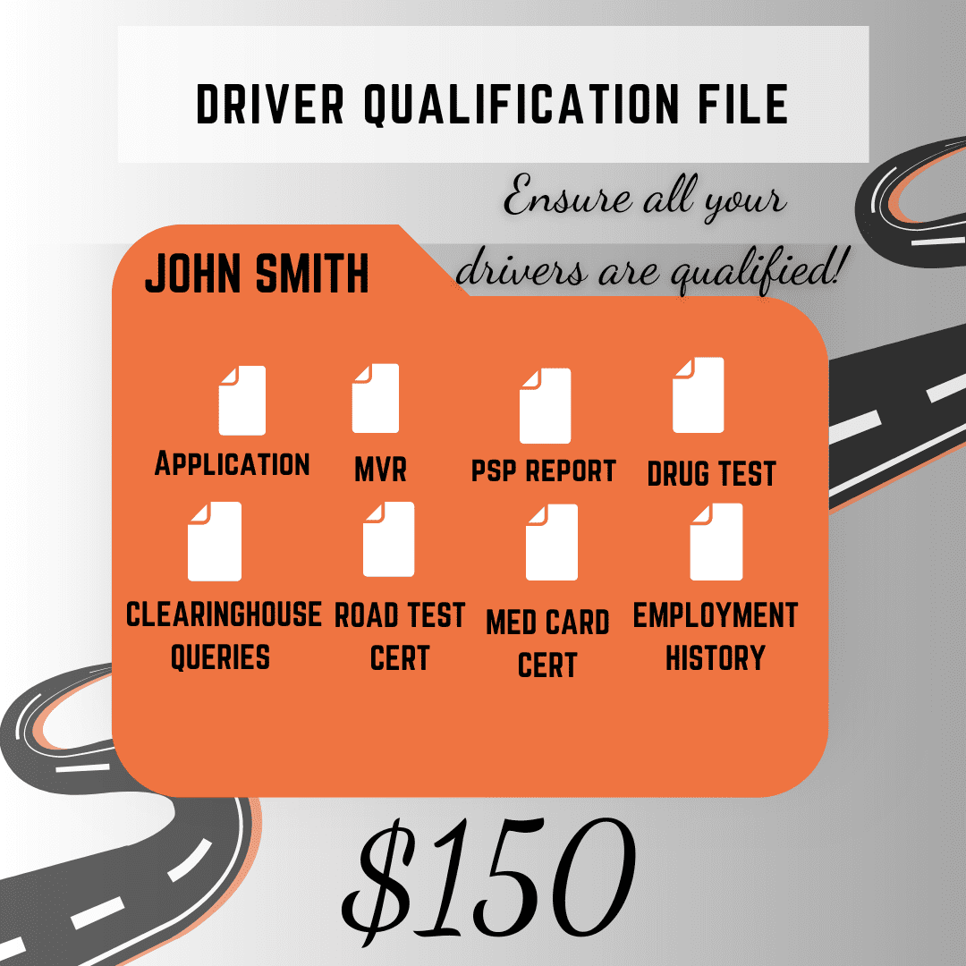 Driver Qualification File LLG Transportation Consultants